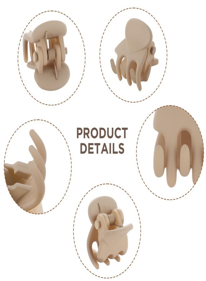 Funtopia Small Hair Clips, Funtopia 72 Pcs Mini Matte Hair Claw Clips for Women Girls, Cute Small Claw Clips for Thin Hair, 8 Colors Tiny Hair Clips for Short Hair - Image 5